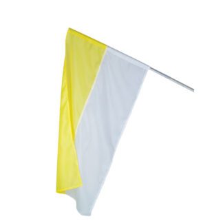 Flaga żółto-biała