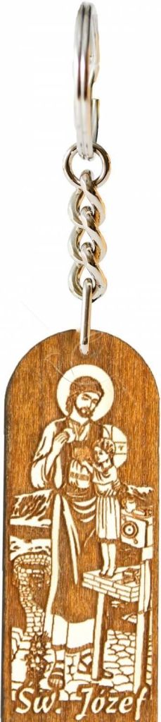 Brelok drewniany Święty Józef