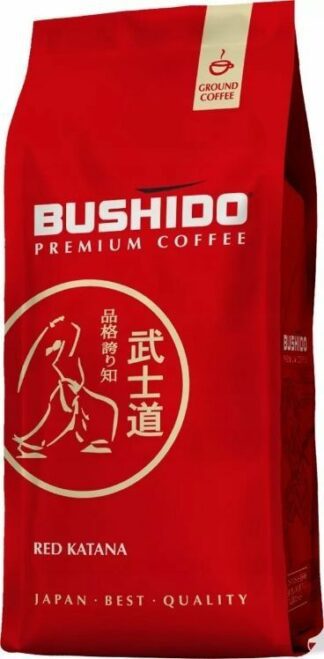 Kawa Bushido Premium Coffee – Red Katana ziarnista – 227 g
