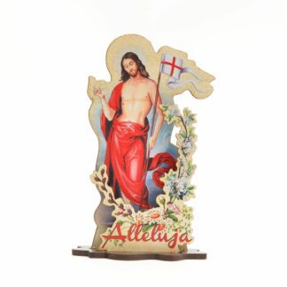 Figurka – Jezus Zmartwychwstały Alleluja – 12cm