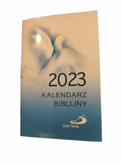 kalendarz na rok 2023 - biblijny, cień gołębia na okładce
