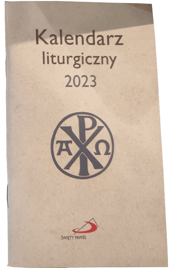kalendarz liturgiczny na rok 2023