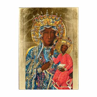 Ikona Matka Boża Częstochowska w sukni wdzięczności