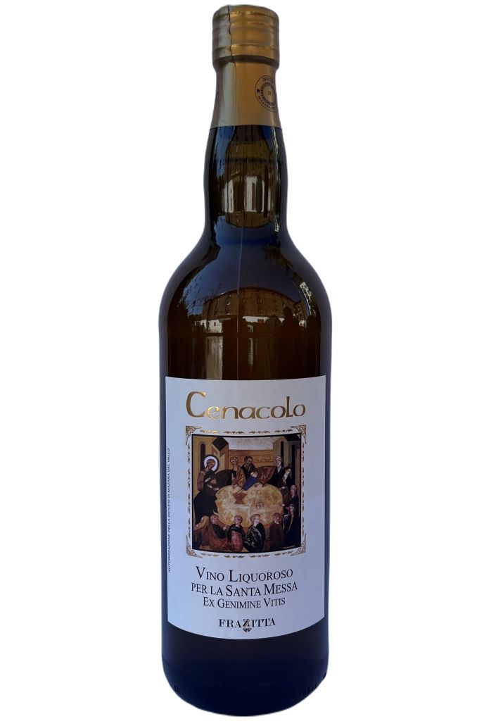 litrowa butelka wina mszalnego Cenacolo - Wieczernik