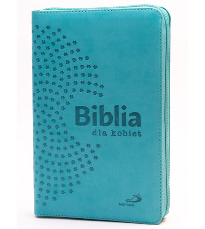 Biblia dla kobiet – z suwakiem, turkusowa