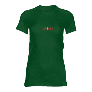 Koszulka damska – MIŁOŚĆ zielona
