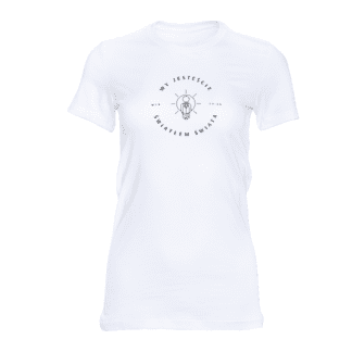 Koszulka damska – ŚWIATŁO ŚWIATA biała