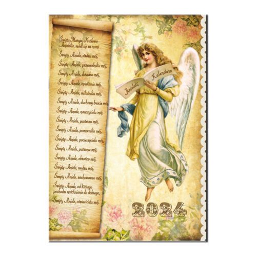 kalendarz anielski wiszący