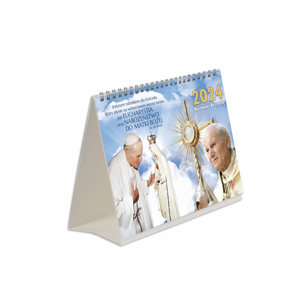 Kalendarz biurkowy Papieski