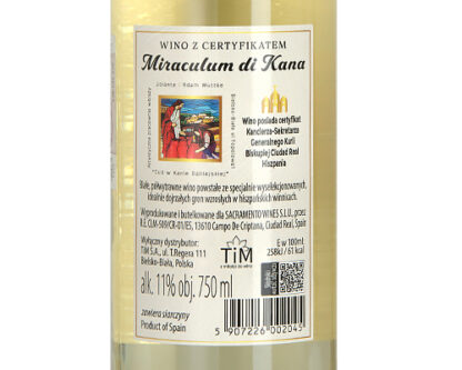 Wino mszalne - Miraculum di Kana - obrazek 2