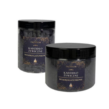 dwa opakowania kadzidła kościelnego żywicznego oros - 200 i 300g, zapach black rose