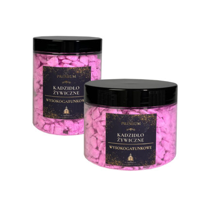 dwa opakowania kadzidła kościelnego żywicznego oros - 200 i 300g, zapach rose