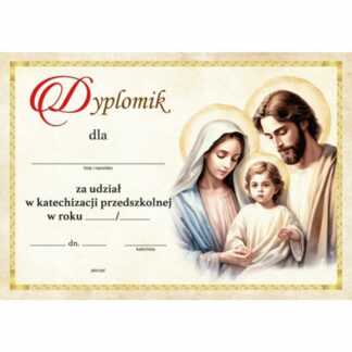 Dyplomik Ukończenia Katechezy ze Św. Rodziną