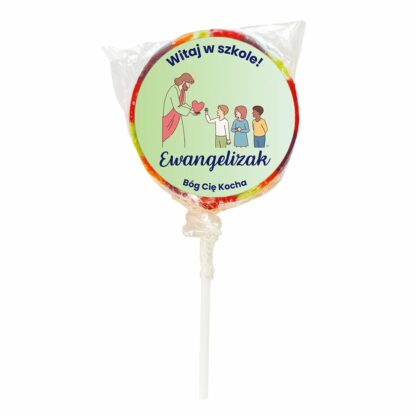 lizak Ewangelizak z naklejką Witaj w Szkole
