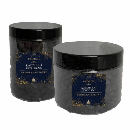 dwa opakowania kadzidła kościelnego żywicznego oros - 200 i 300g, zapach black rose