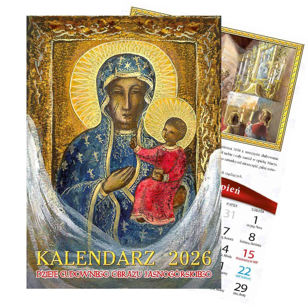 Kalendarz Ścienny 2026 – MB Częstochowska – A4