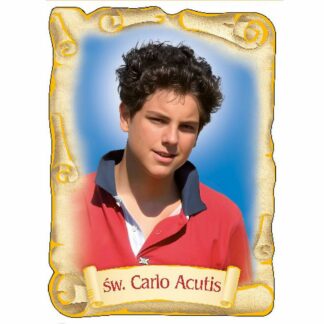 Magnes Drewniany Święty Carlo Acutis