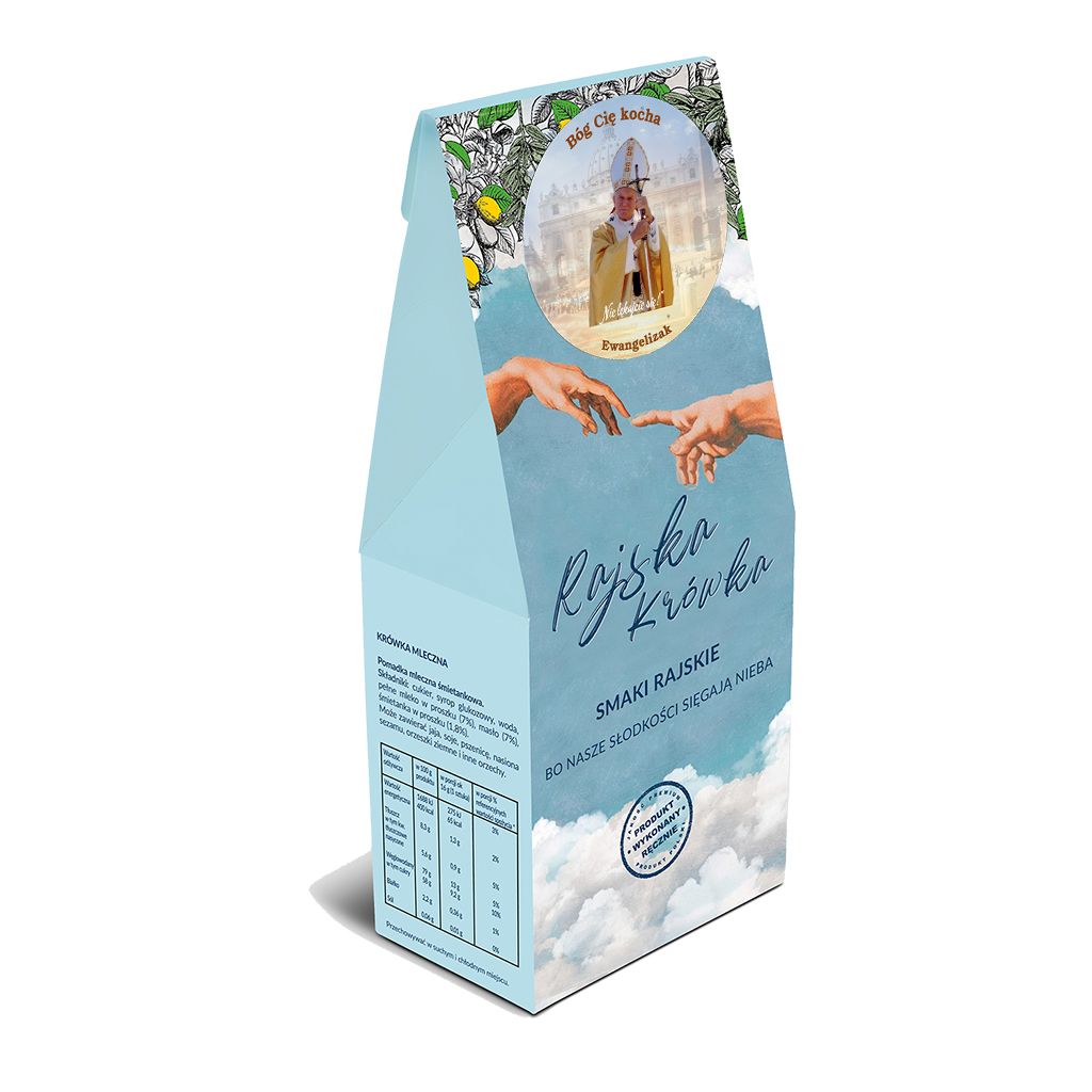 Rajskie Krówki Św. Jan Paweł II – 250g