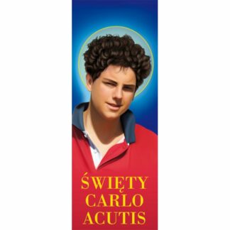 Baner Święty Carlo Acutis – 74×200 cm