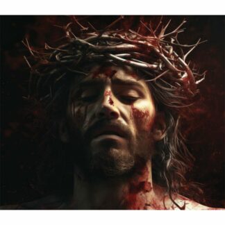 Tło Do Ciemnicy – Jezus Cierniem Ukoronowany – 150×130 cm