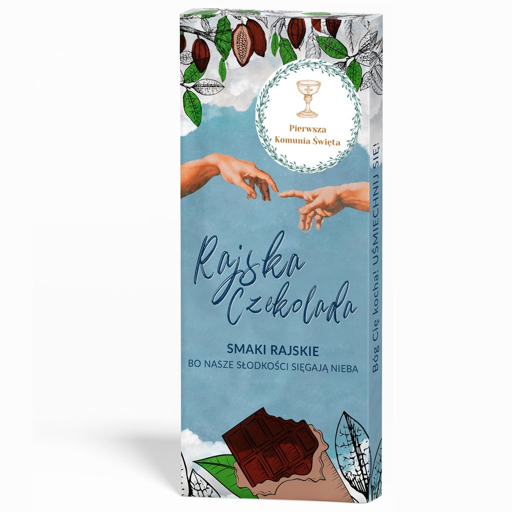 Rajska Czekolada – na I Komunię Św – 100g