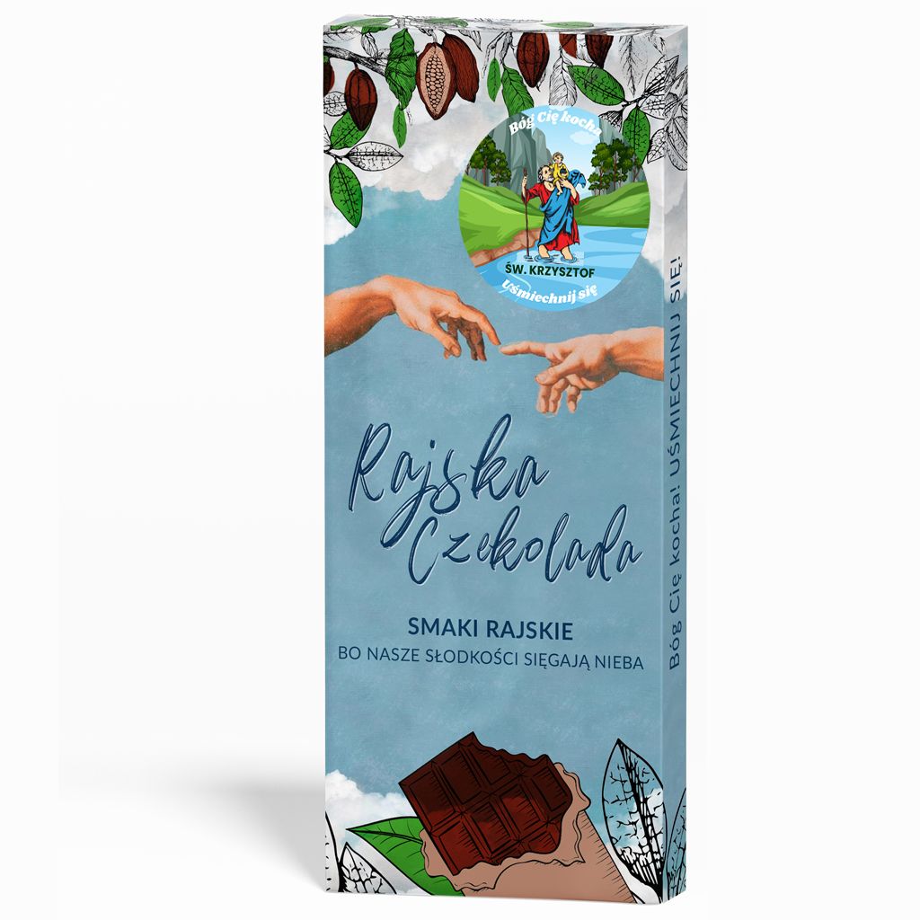 Rajska Czekolada – na Św. Krzysztofa – 100g