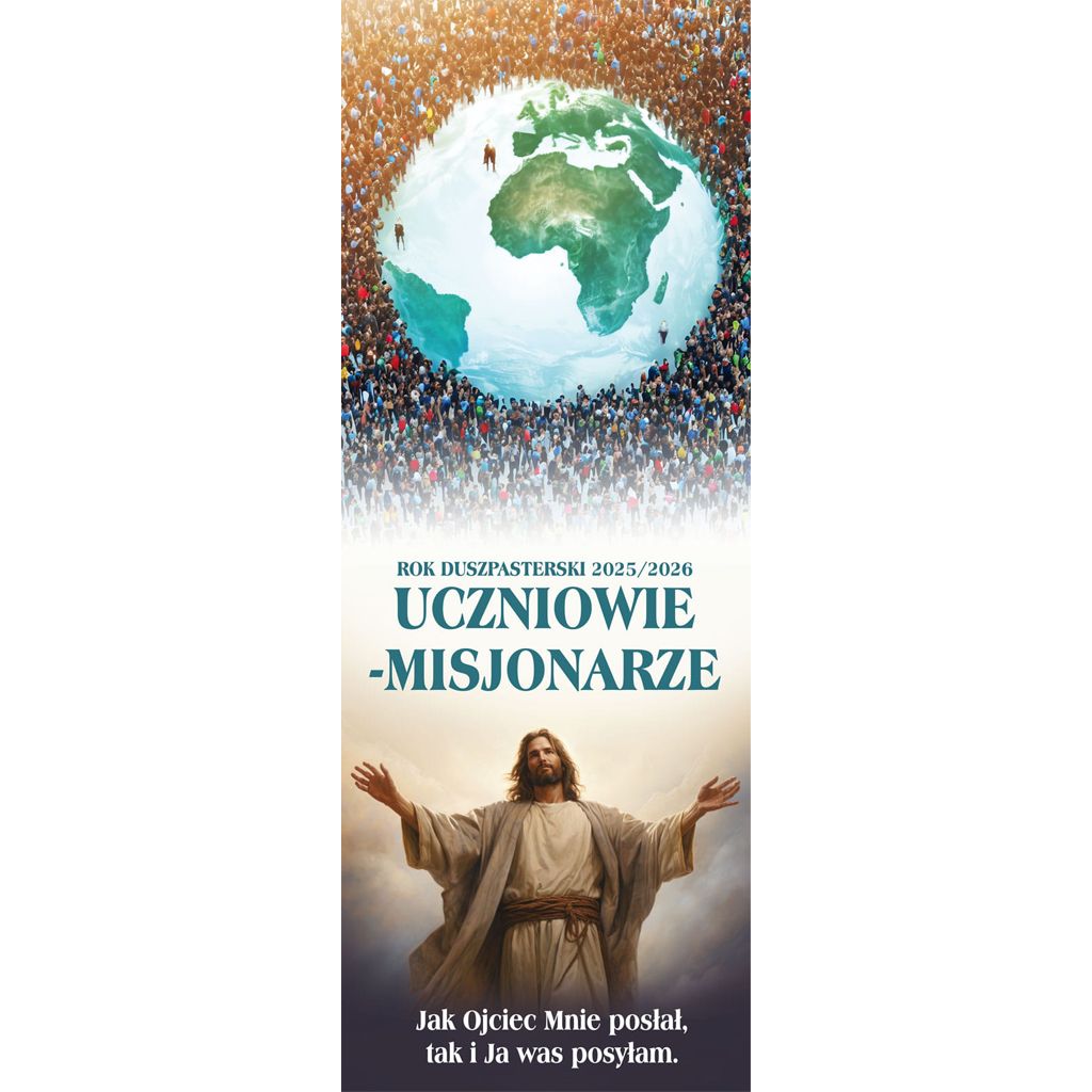 Baner Uczniowie Misjonarze – 75x200cm