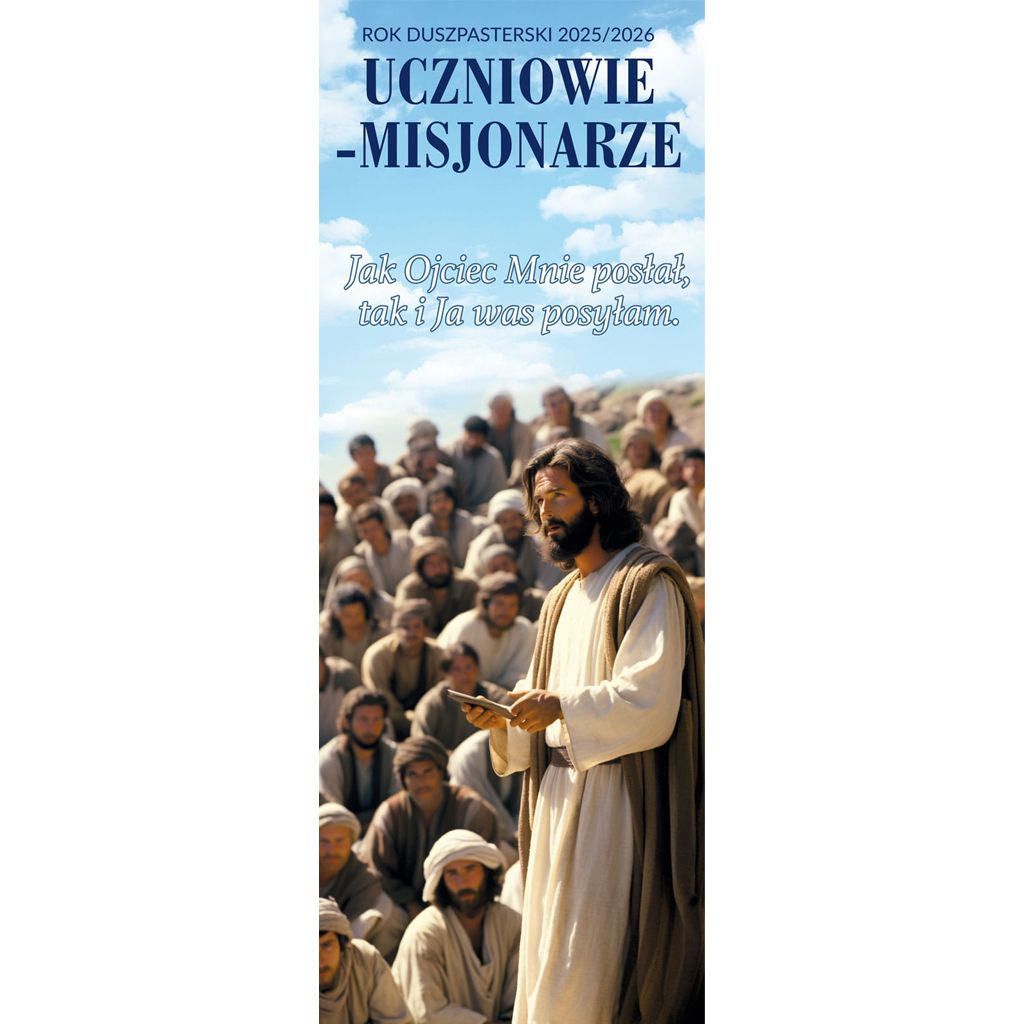 Baner Jezus Naucza – 75x200cm