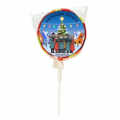 lizak Ewangelizak z naklejką z chórem kolędników