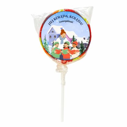 lizak Ewangelizak z naklejką kolędnikami