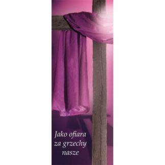 Baner Religijny na Wielki Post – Jako Ofiara za Grzechy