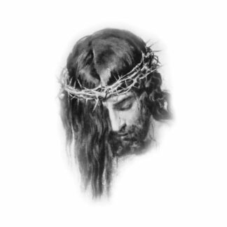 Chusta Do Ciemnicy – Jezus Cierniem Ukoronowany – 135x100cm