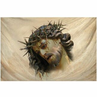 Chusta Do Ciemnicy – Jezus Chrystus w Koronie Cierniowej – 135x100cm