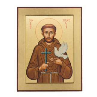 Ikona Św. Franciszka – Ręcznie Wykonana