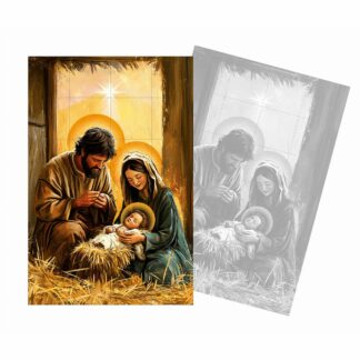 Kontrolki Na Roraty ze Świętą Rodziną – 25 szt.