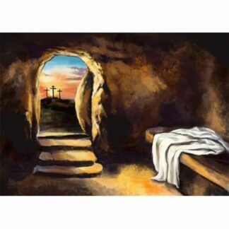 Tło do Grobu Pańskiego – Pusta Krypta Jezusa – 155x135cm