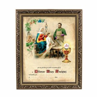 Obrazek Komunijny W Ramce