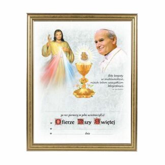 Obrazek Komunijny W Ramce
