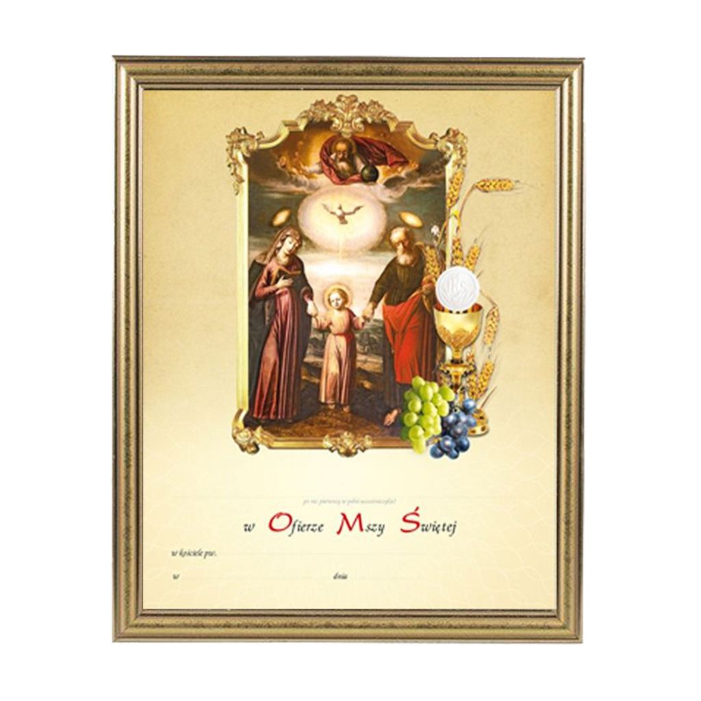 Obrazek Komunijny W Ramce