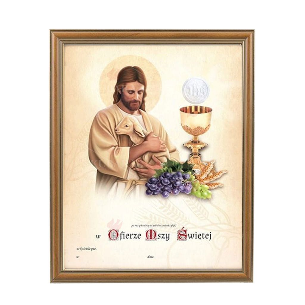 Obrazek Komunijny W Ramce