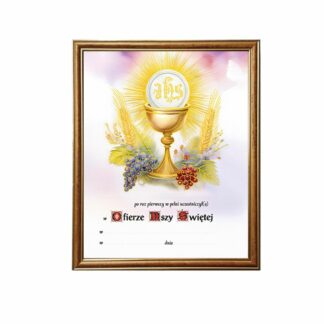 Obrazek Komunijny W Ramce