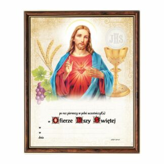 Obrazek Komunijny W Ramce