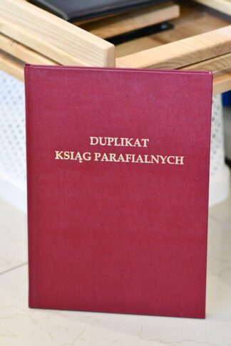 Księga Duplikat Cienka