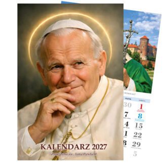 Kalendarz Ścienny 2027 – św. Jan Paweł II – A4