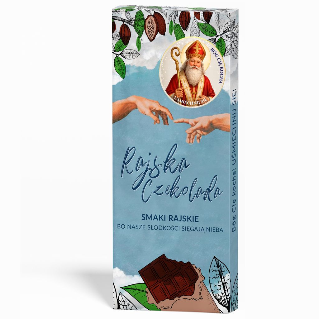Rajska Czekolada ze Św. Mikołajem – 100g