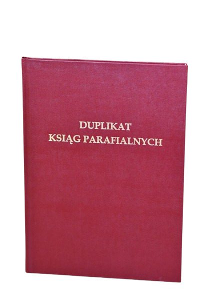 Księga Duplikat Cienka