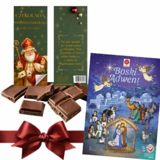 Zestaw adwentowy „Boski Adwent” + czekolada ze Świętym Mikołajem